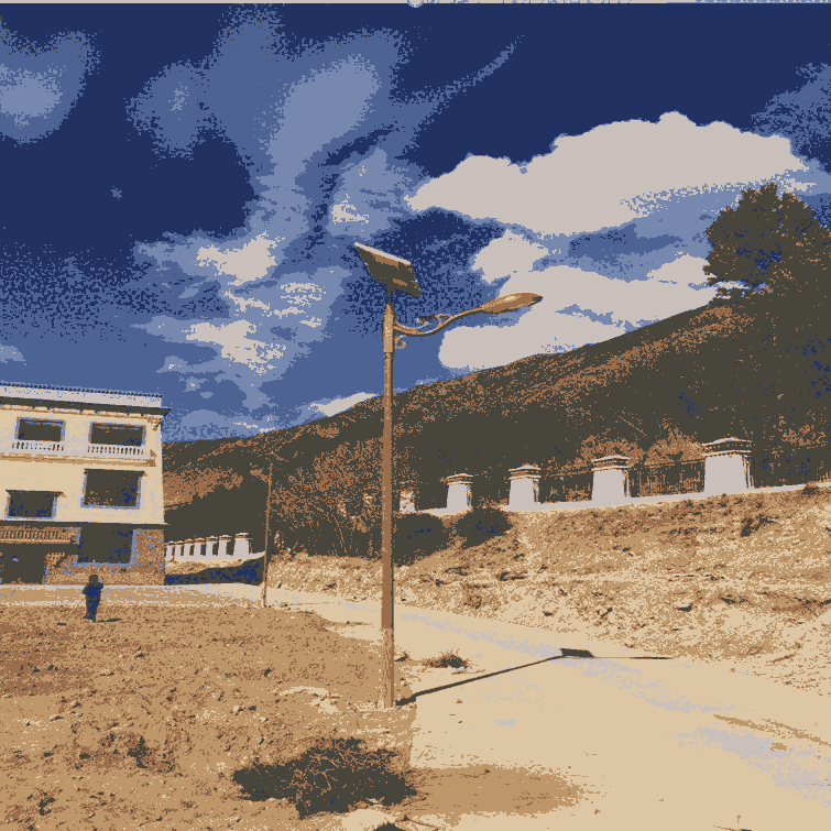 4米庭院用太陽能路燈款式新穎價格優(yōu)惠