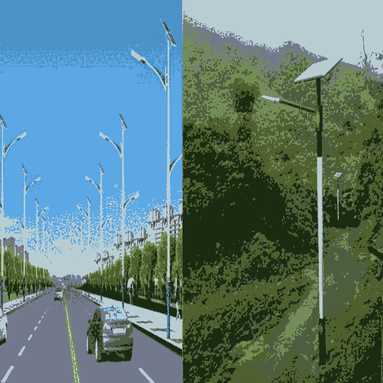 4米鋰電池LED光源太陽能一體燈維修更換成本低質(zhì)量合格